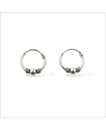 ANKASUMANUNA - Créoles en argent | BouclesArgent.com