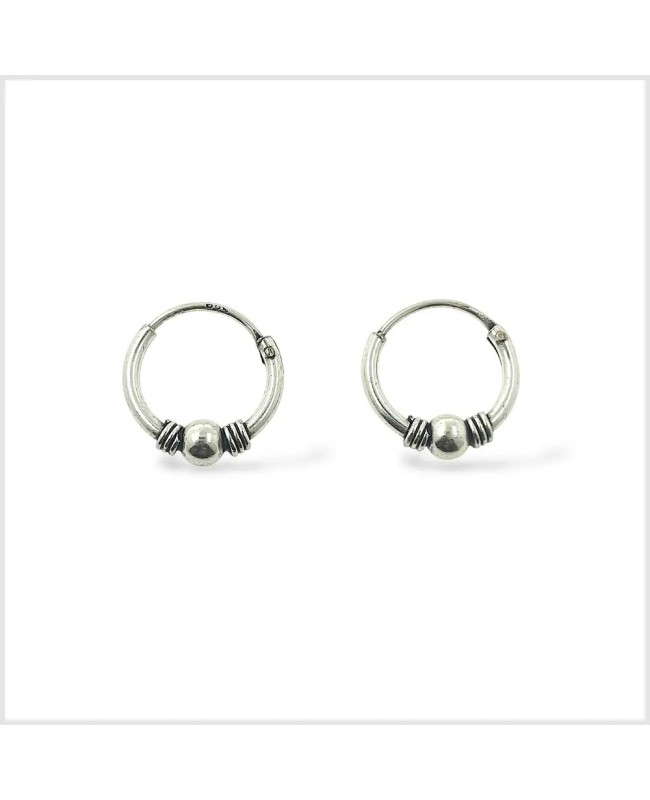 ANKASUMANUNA - Créoles en argent | BouclesArgent.com