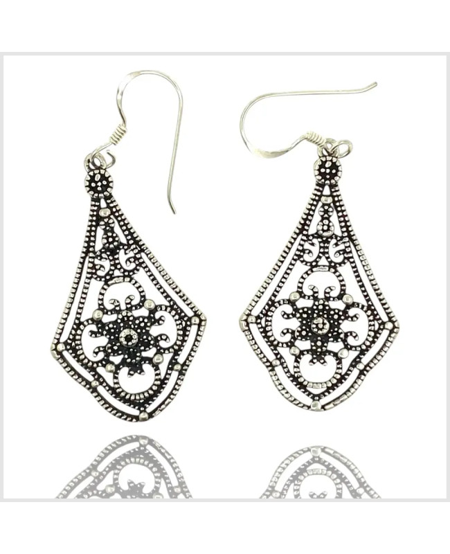 TISSOVA - Boucles d'oreilles en argent | BouclesArgent.com